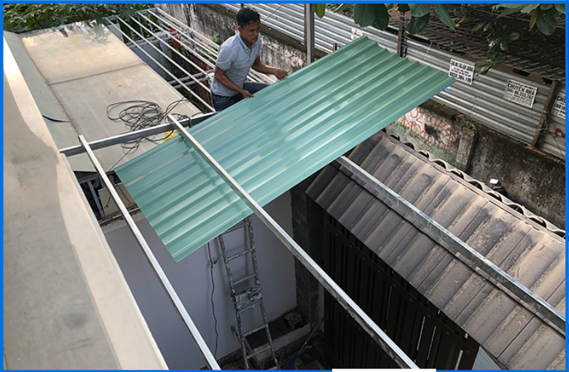 Dịch vụ thi công mái tôn theo khu vực tại Hà Nội