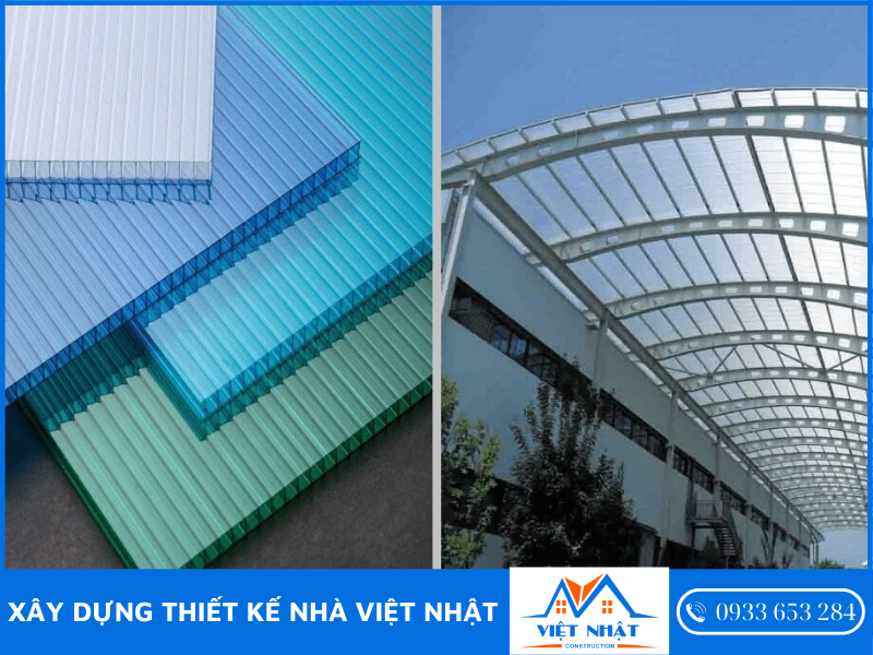Dịch vụ thi công tấm lợp lấy sáng tại TPHCM trọn gói giá rẻ 8 Thi công tấm lợp lấy sáng poly loại rỗng ruột