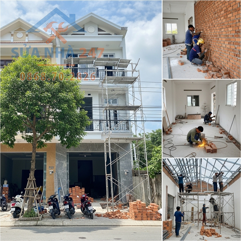 Sửa chữa nhà cửa, điện nước nhanh chóng tại Hà Nội